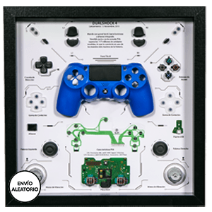 Cuadro Nostalgia GAME PS4 Dual Shock 4 Controller Color Mix 33x33