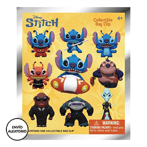 Colgante 3D Disney Stitch in space para Mochilas y bolsos (surtido)