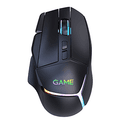 GAME MX-W5 V2 RGB Inalambrico Bluetooth Negro - Raton Gaming