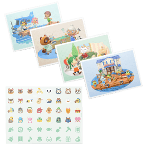 Animal Crossing NSW2 Edition – Set postales y pegatinas