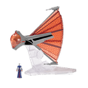 Nave con figura Star Wars Ginivex Starfighter de 8 cm