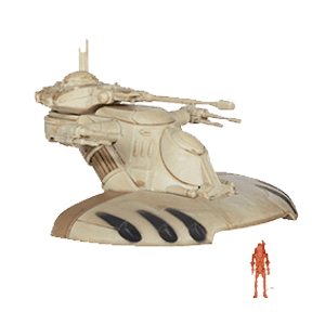 Nave con figura Star Wars AAT Armored Tank de 13 cm