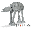 Nave con luz y sonido + 5 figuras Star Wars AT-AT Vehículo de Asalto de 25 cm