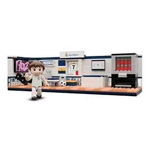Set de construccion Vestuario Real Madrid de 30 cm (440 piezas)