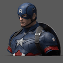 Busto hucha Capitan America Deluxe Endgame Vengadores Avengers Marvel 20cm (REACONDICIONADO)