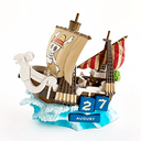 Calendario Perpetuo 3D One Piece Barco Going Merry (REACONDICIONADO)
