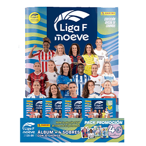 Starter Pack Liga Femenina 2025-2026 (Álbum + 4 sobres)