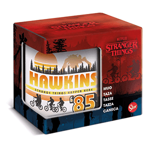 Taza Stranger Things De 325 Ml Blanca Hawkins