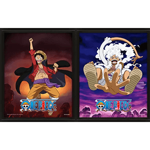 Póster One Piece 3D Luffy Into 5Th Gear