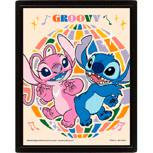 Póster Lilo & Stitch 3D Groovy