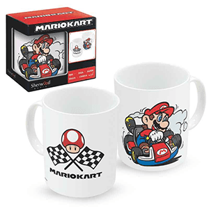 Taza Mariokart de 325 Ml Blanca