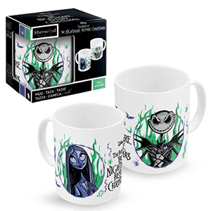 Taza Pesadilla Antes de Navidad de 325 Ml Blanca