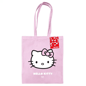 Bolsa Loneta Hello Kitty Rosa Pastel