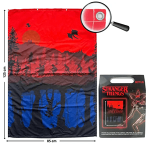 Stranger Things - Póster Tela 125x85 cm con ojales metálicos
