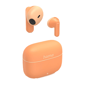 Auriculares Hama BT - Freedom Light II - TWS - Control voz - Naranja