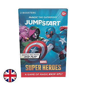 Sobre de cartas Magic: The Gathering Marvel Super Heroes Jumpstart Booster (2 pack) (inglés)