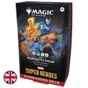 Mazo de cartas Magic: The Gathering Marvel Super Heroes The Fantastic Four Commander Deck (inglés)