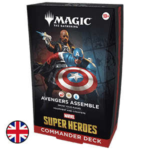 Mazo de cartas Magic: The Gathering Marvel Super Heroes Avengers Assemble Commander Deck (inglés)