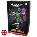 Mazo de cartas Magic: The Gathering Marvel Super Heroes Doom Prevails Commander Deck (inglés)