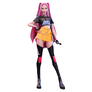 Figuras Hot Toys K-Pop Demon Hunters Action Figure 1/6 Mira de 28 cm