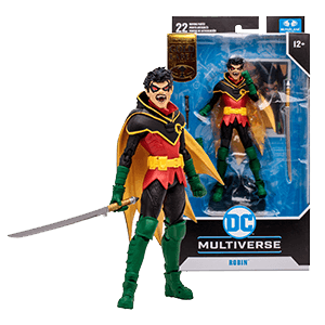 Figura DC Multiverse Damian Wayne Robin de 17 cm