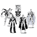 Pack de 4 Figuras DC Direct con comic Superman Series de 18 cm