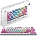 MSI Forge GK600 TKL Wireless Violet Spanish Layout - Teclado Gaming (REACONDICIONADO)
