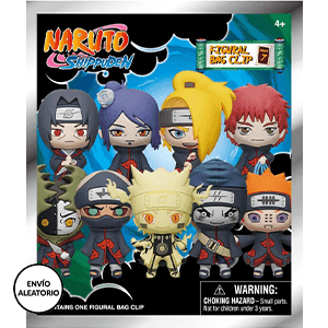 Colgante 3D Naruto Series 7 para mochilas y bolsos (surtido)