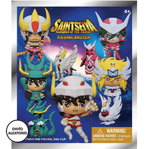 Colgante 3D Saint Seiya Series 1 para mochilas y bolsos (surtido)