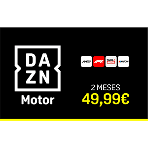 Código DAZN Motor 2 Meses Suscripción 49.99 Euros