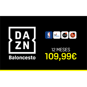 Código DAZN Baloncesto 12 Meses Suscripción 109.99 Euros