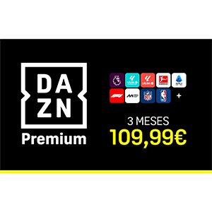 Código DAZN Premium 3 Meses Suscripción 109.99 Euros