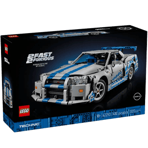 LEGO Technic Coche Nissan Skyline GT-R (R34) de 2 Fast 2 Furious 42210 (REACONDICIONADO)