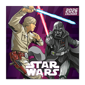 Calendario 2026 Star Wars 30x30 cm (REACONDICIONADO)