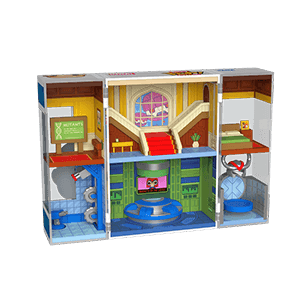 Figura Bitty Boxes: Bitty Box The X-Mansion (REACONDICIONADO)