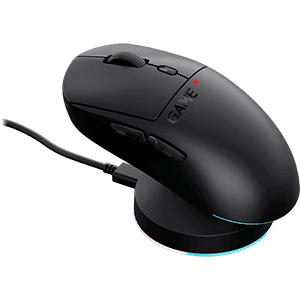 GAME MX-W9 Ultralight Wireless con base de carga - Raton Gaming (REACONDICIONADO)