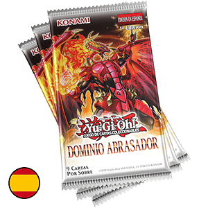 Pack de Cartas Yu-Gi-Oh! JCC Dominio Abrasador 3 sobres