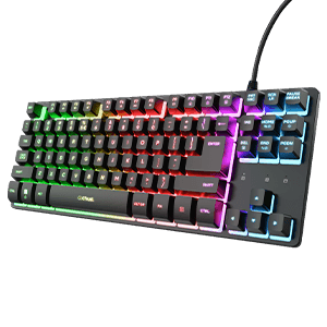 Trust GXT 833 Thado V2 TKL Negro Spanish Layout - Teclado Gaming