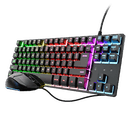 Trust GXT 798 V2 TKL Negro Teclado + Raton 2in1 - Pack Perifericos