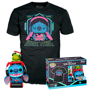 Set Figura POP y Camiseta POP&Tee:Lilo y Stich con rana S (REACONDICIONADO)