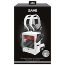 GAME GM32830 Soporte Auriculares, Juegos y Mandos Blanco PS4-PS5-XBOX (REACONDICIONADO)