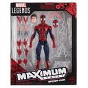 Figura Marvel Legends Maximum Series Spiderman con accesorios de 15 cm (REACONDICIONADO)