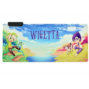 Alfombrilla gaming con iluminacion RGB para ratón Wigetta tamaño XXL (REACONDICIONADO)