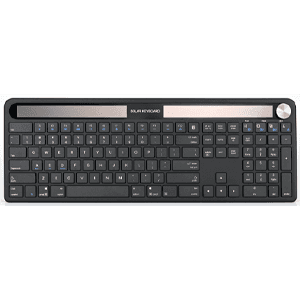 GAME Home And Work KH-SW Solar Wireless Bluetooth Negro Spanish Layout - Teclado (REACONDICIONADO)