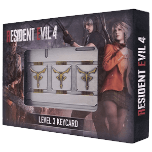Réplica de metal Resident Evil 4 Level 3 Keycards Limited Edition