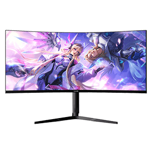 GAME M34GC2K Monitor 34´´ Curvo 2K WQHD 185Hz Rgb Altavoves 2x3w 1Ms Gaming