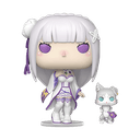 Figura POP&Buddy: Re:ZERO Emilia con Puck (REACONDICIONADO)