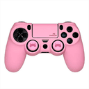 Funda Silicona Rosa + Grips Tanooki Mando PS4 (REACONDICIONADO)