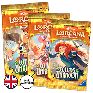 Sobre de cartas Disney Lorcana Wilds Unknown Booster Pack (Inglés)