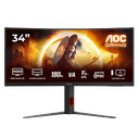 AOC G4 CU34G4 34´´ - Fast VA - 2K WQHD - 180Hz - 21:9 1500R - Monitor Gaming